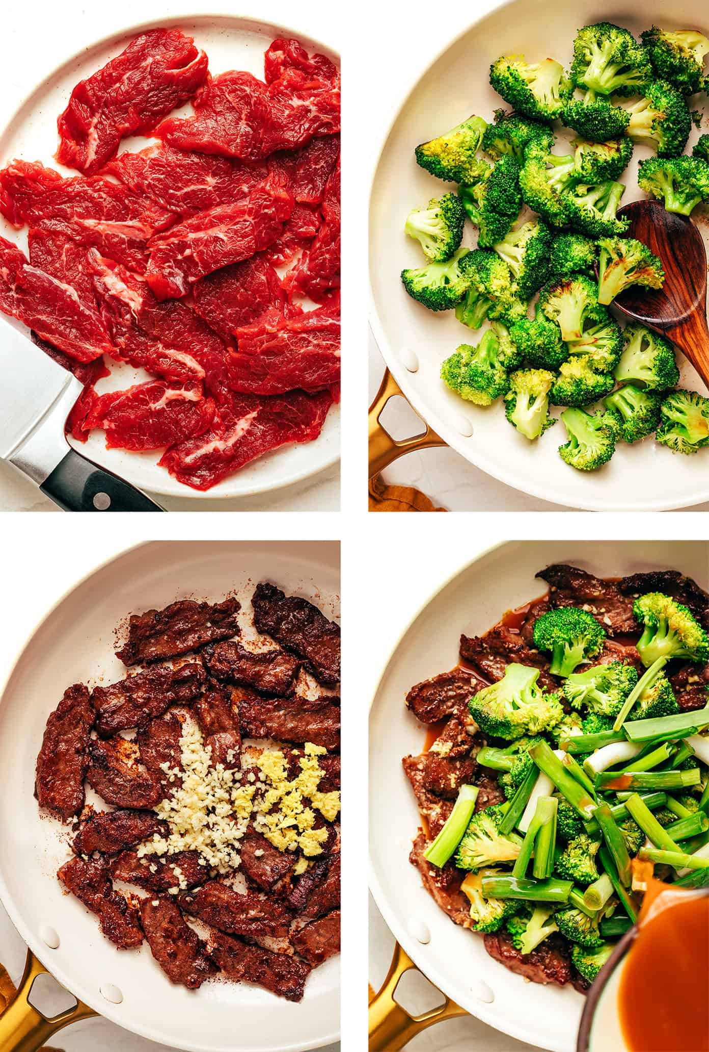 This easy beef and broccoli stir-fry features tender steak, crisp broccoli, and a bold, garlicky sauce — all ready in just 30 minutes. step by step photos showing how to make beef and broccoli