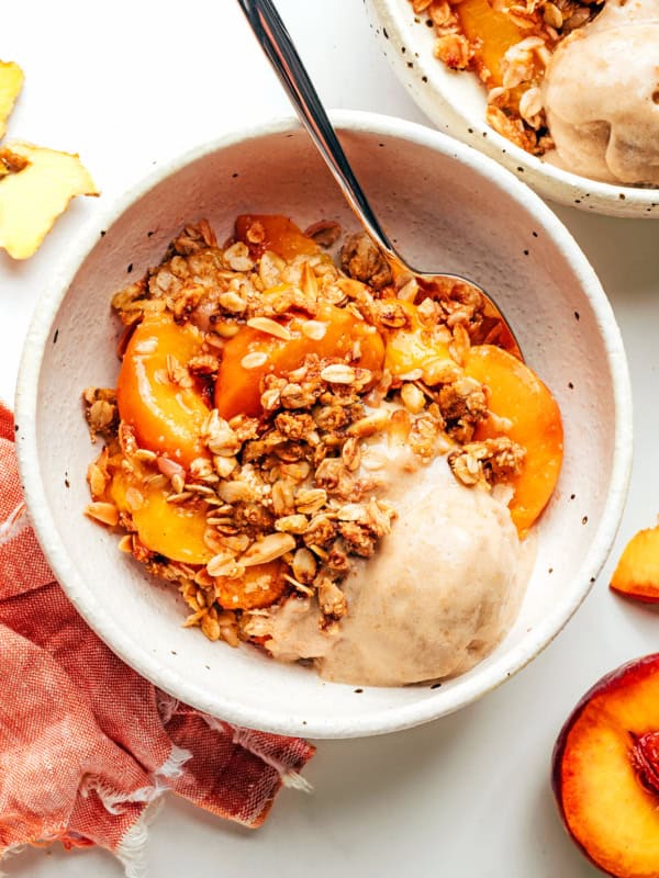 Ginger Peach Crisp