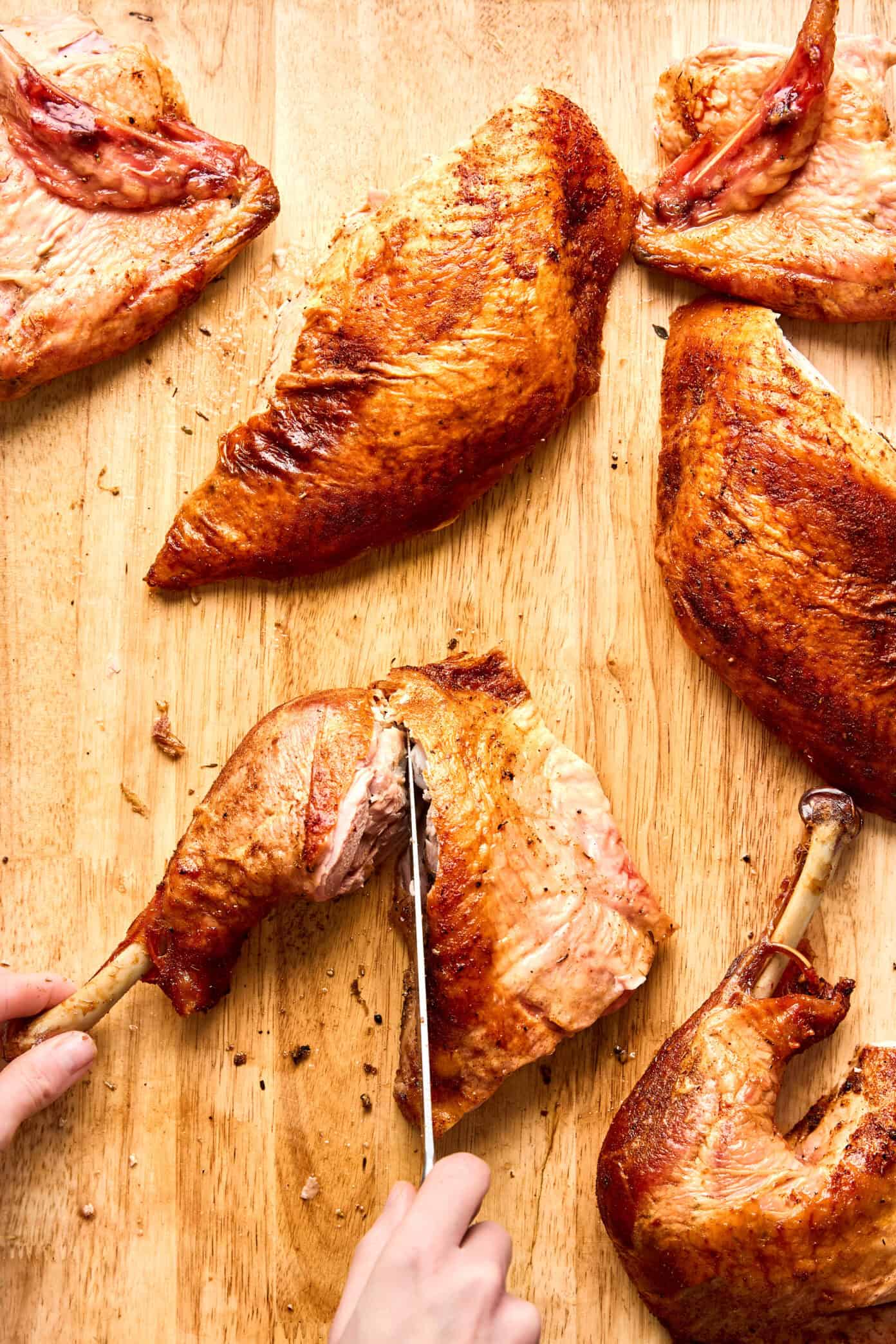 how to carve a turkey step 6