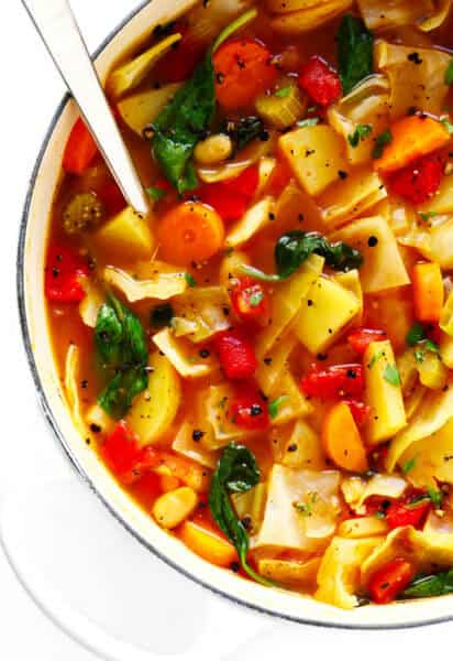 Spicy Vegetarian Cabbage Soup Recipe
