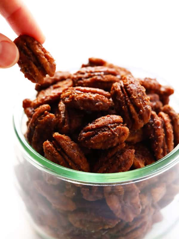 Maple Candied Pecans