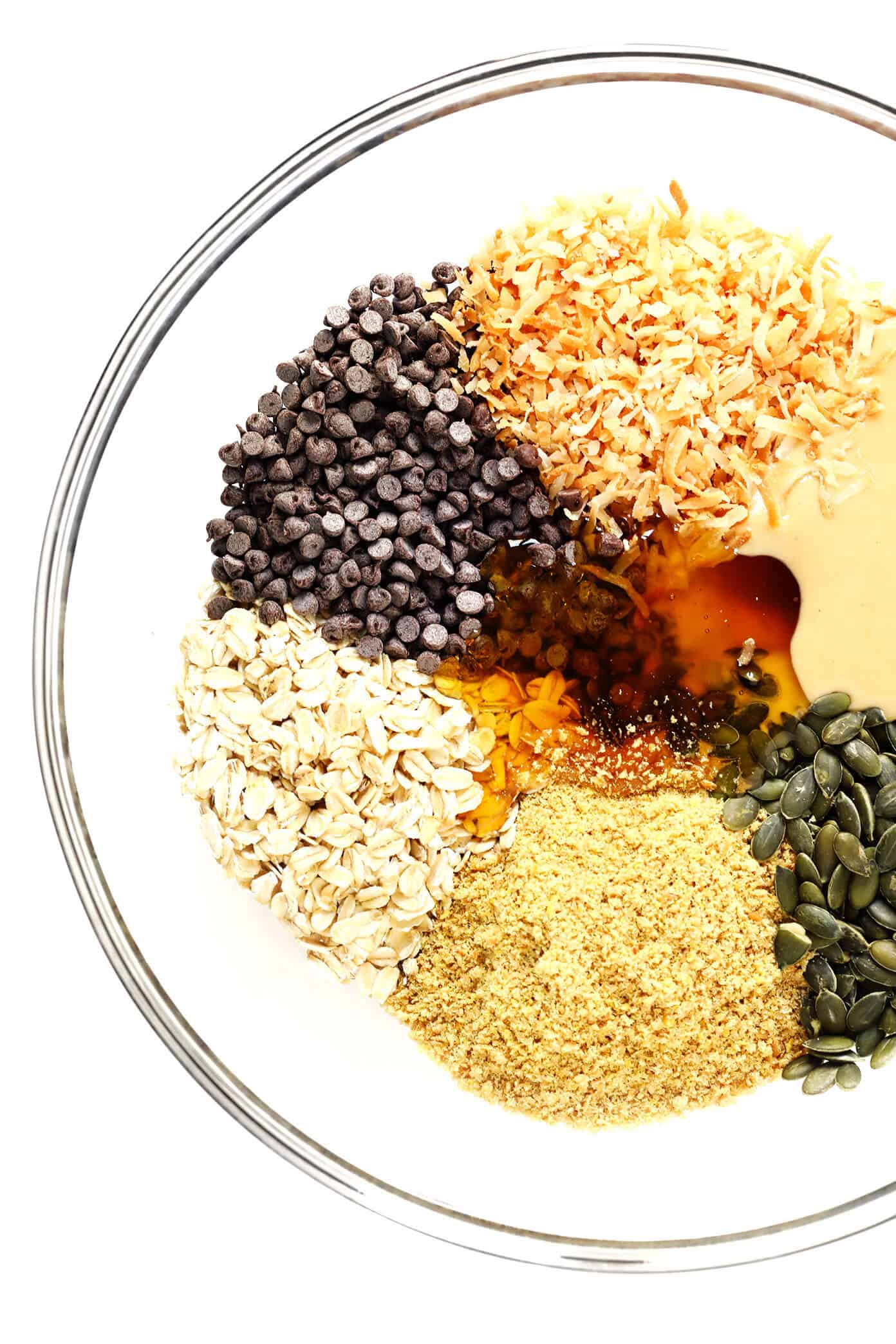 Seed Cycling Energy Bites Ingredients | Pepitas and Flax Seeds