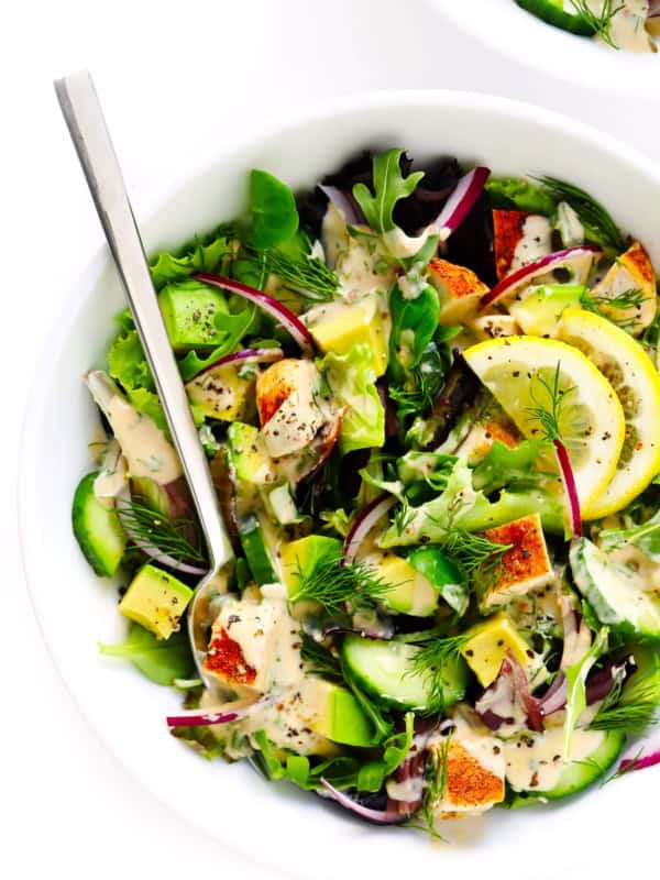 Tahini Ranch Avocado Chicken Salad